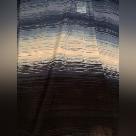 Variegated Blue Ladies 3/4 Sleeve Top j.t.b. Size XL - Picture 7 of 8